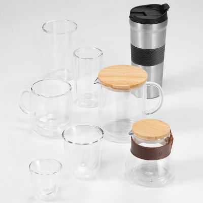 Image showing  Double Wall Glass Carafe (380ml 12.2 oz.)