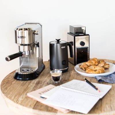 Image showing 5 th DeLonghi 4.2 oz. Conical Burr Grinder in Stainless Steel