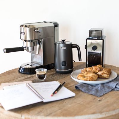 Image showing 6 th DeLonghi 4.2 oz. Conical Burr Grinder in Stainless Steel