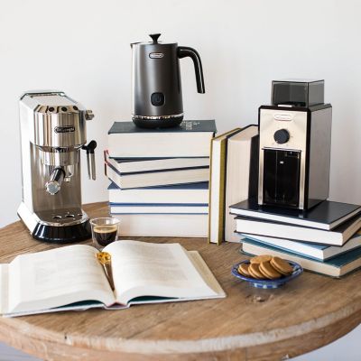 Image showing 7 th DeLonghi 4.2 oz. Conical Burr Grinder in Stainless Steel