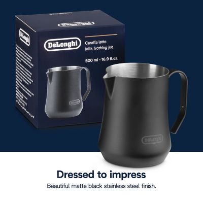 Image showing  500ml Milk Frothing Jug in Matte Black