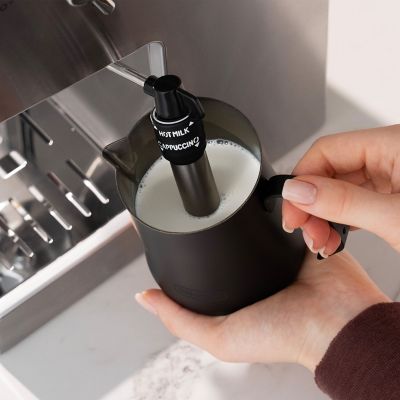 Image showing 6 th DeLonghi 500ml Milk Frothing Jug in Matte Black