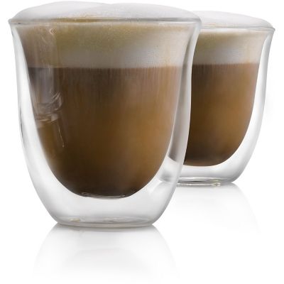 Image showing  Trio Gift Set of 2 Cappuccino Glasses, 2 Cold Brew Glasses Large, and 2 Thermal Glasses Large