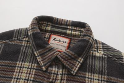 Image showing 1 th HAWKE & CO Men's Sherpa Bonded Polar Fleece Shirt Jacket