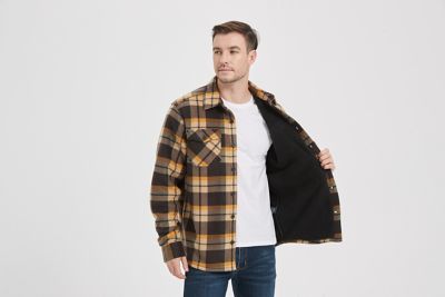 Image showing 2 th HAWKE & CO Men's Sherpa Bonded Polar Fleece Shirt Jacket