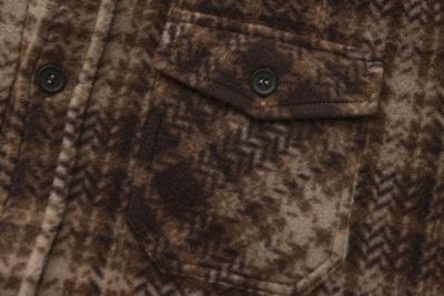 Image showing 3 th HAWKE & CO Men's Sherpa Bonded Polar Fleece Shirt Jacket
