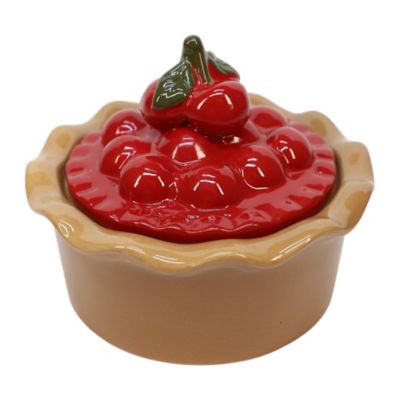 Red Shed 10 oz. Ceramic Cherry Pie Scented Decorative Candle