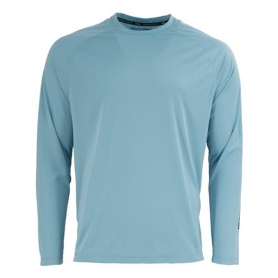 Image showing  Men's Long Sleeve Overcast Sun Defender Raglan Crew Americana