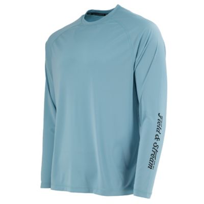 Image showing  Men's Long Sleeve Overcast Sun Defender Raglan Crew Americana