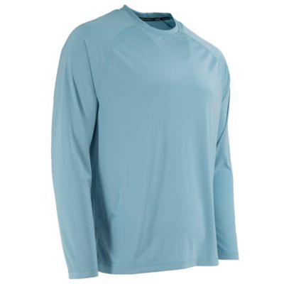 Image showing  Men's Long Sleeve Overcast Sun Defender Raglan Crew Americana
