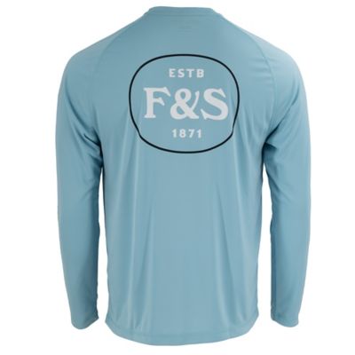 Field & Stream Men's Long Sleeve Overcast Sun Defender Raglan Crew Americana