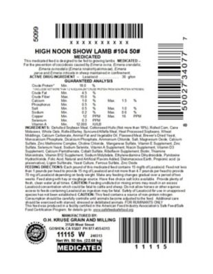Image showing  104 Show Lamb Feed