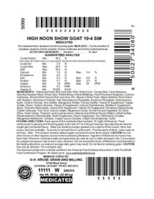 Image showing  10-4 Show Goat Feed