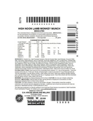 Image showing  Monkey Munch Lamb Feed