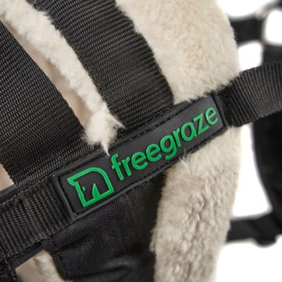 Image showing 7 th Shires Equestrian Products FreeGraze Airflow Graizing Muzzle Black