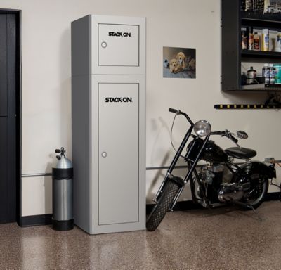 Image showing  Compact Welded Steel Pistol & Ammo Cabinet