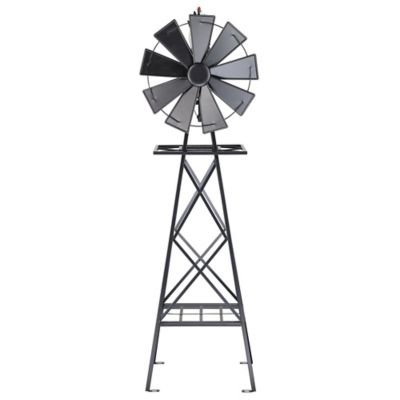 Red Shed 5 ft. Ghost Chicken Windmill