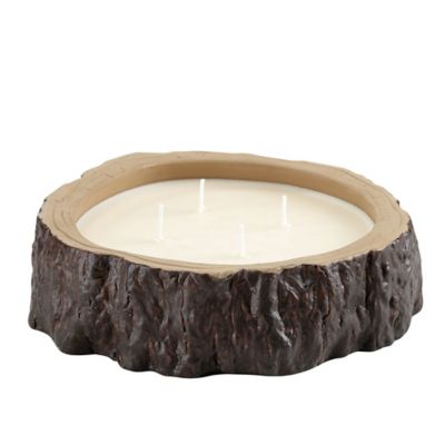 Red Shed Apple Cider Scented Tree Stump Candle, 21 oz.