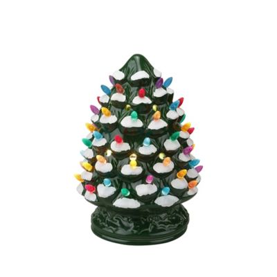 Red Shed Light-Up Christmas Tree Wax Warmer, 8.6 in.