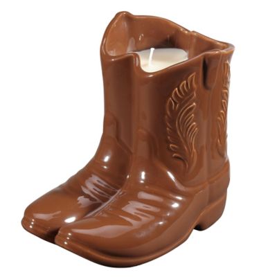 Red Shed Ceramic Cowboy Boot Scented Candle, 15 oz.