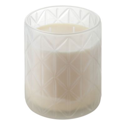 Red Shed Woodsy Pine Scented Color Glass Candle, 16 oz., White