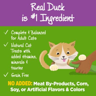 Image showing  Lickable Treats Soft Puree Natural Grain Free Cat Treats, Duck, Contains 6 - 0.4 oz. Tubes