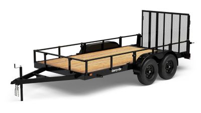 Image showing  6 ft. x 14 ft. Tandem Axle Smart Fold Utility Trailer