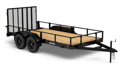 Image showing  6 ft. x 14 ft. Tandem Axle Smart Fold Utility Trailer