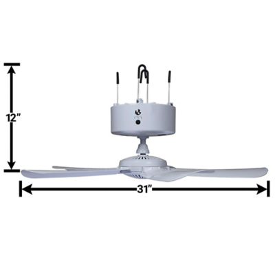 Image showing 6 th Canopy Breeze Portable Ceiling Fan for Canopies and More