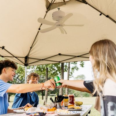 Image showing 1 th Canopy Breeze Portable Ceiling Fan for Canopies and More