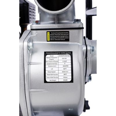 Image showing  Honda Water Pump 3 in. 264Gpm, 163cc with 25 ft. flat hose