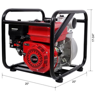 Image showing  Gas Water Pump 3 in., 264GPM, 7HP 212CC, with 25 ft. Outlet Hose