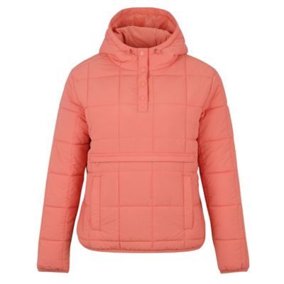 Blue Mountain Women's Ezra Tech Pullover Hooded Puffer Jacket