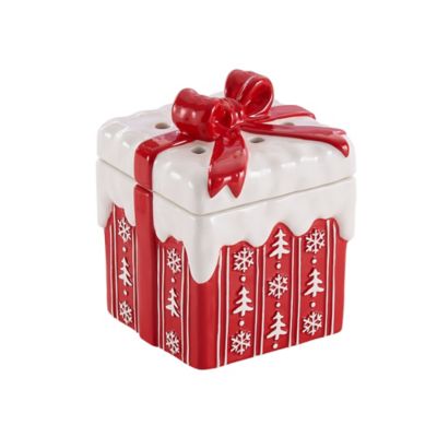 Red Shed Christmas Present Wax Warmer, 5.5 in.
