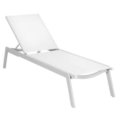 Image showing 8 th Nuu Garden Outdoor 2-Piece Textilene Deckchair Set with 6-Level Adjustment