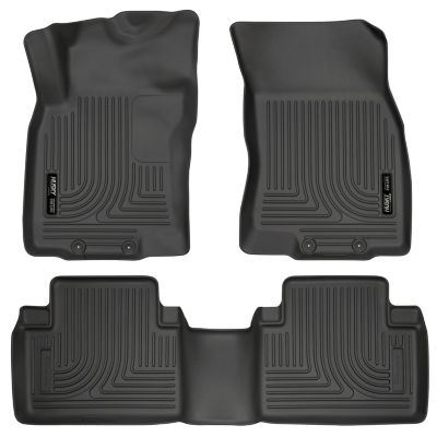 Husky Liners Weatherbeater Floor Mats 2014 - 2020 Nissan Rogue Excludes Sport Select models 2014 - 2015 Nissan X-TRAIL