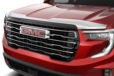 Husky Liners Aeroskin Hood Protector 2024 - 2025 GMC Acadia Low Profile Deflector / Bug Shield - 1 pc. Chrome