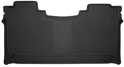 Husky Liners X-act Contour Floor Mats 2019 - 2025 Dodge Ram 1500 CREW CAB ONLY Full Coverage 2nd Row 1-pc Black