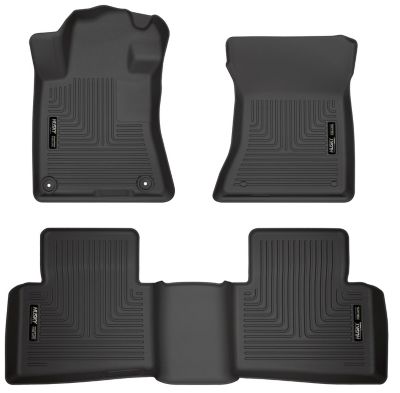 Husky Liners Weatherbeater Floor Mats 2019 - 2025 Nissan Altima Front 2nd Row 3-pc Black