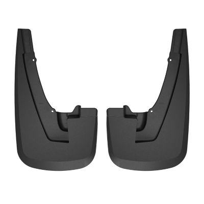 Husky Liners Custom Mud Guards 2019 - 2024 Ram 2500 3500 without OEM Fender Flares Front Set 2-pc Black