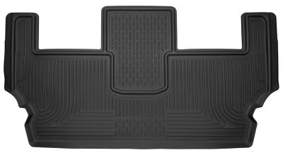 Husky Liners X-act Contour Floor Mats 2017 - 2025 Chrysler Pacifica 2020 - 2025 Chrysler Voyager 3rd Row 1-pc Black