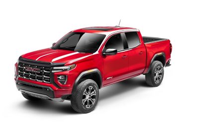 Image showing  Aeroskin Lightshield PRO 2023 - 2025 GMC Canyon Low Profile Deflector / Bug Shield 1Black