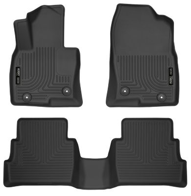 Image showing  Weatherbeater Floor Mats 2014 - 2020 Mazda 6 Grand Touring Front 2nd Row 3-pc Black