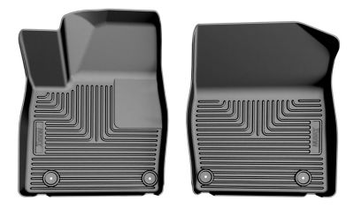 Image showing  Weatherbeater Floor Mats 2022 - 2024 Hyundai Ioniq 5 Front Row 2-pc Black