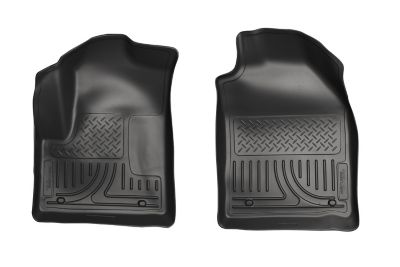Husky Liners Weatherbeater Floor Mats 2010 - 2013 Ford Transit Connect with Carpet Flooring Front Row 2-pc Black