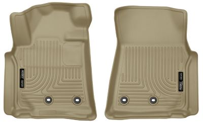 Husky Liners Weatherbeater Floor Mats 2013 - 2021 Toyota Land Cruiser Lexus LX570 Front Row 2-pc Tan