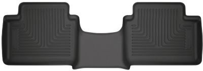 Image showing  Weatherbeater Floor Mats 2019 - 2024 Ford Ranger SUPERCAB ONLY 2nd Row 1-pc Black