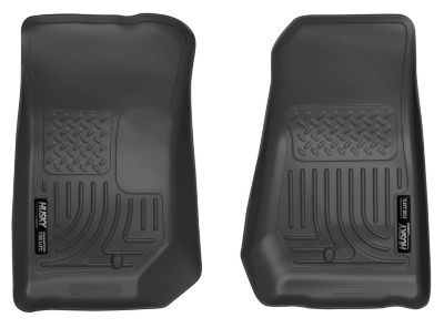 Husky Liners Weatherbeater Floor Mats 2007 - 2013 Jeep Wrangler JK Front Row 2-pc Black