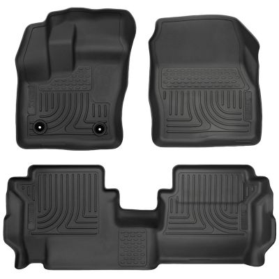 Husky Liners Weatherbeater Floor Mats 2014 - 2019 Ford Transit Connect Front 2nd Row 3-pc