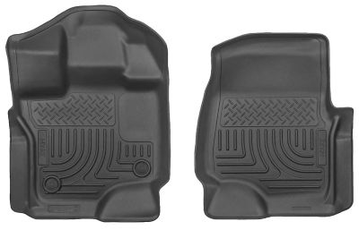 Husky Liners Weatherbeater Floor Mats 2015 - 2025 Ford F-150 Includes 2022 - 2025 Lightning SUPERCREW SUPERCAB ONLY